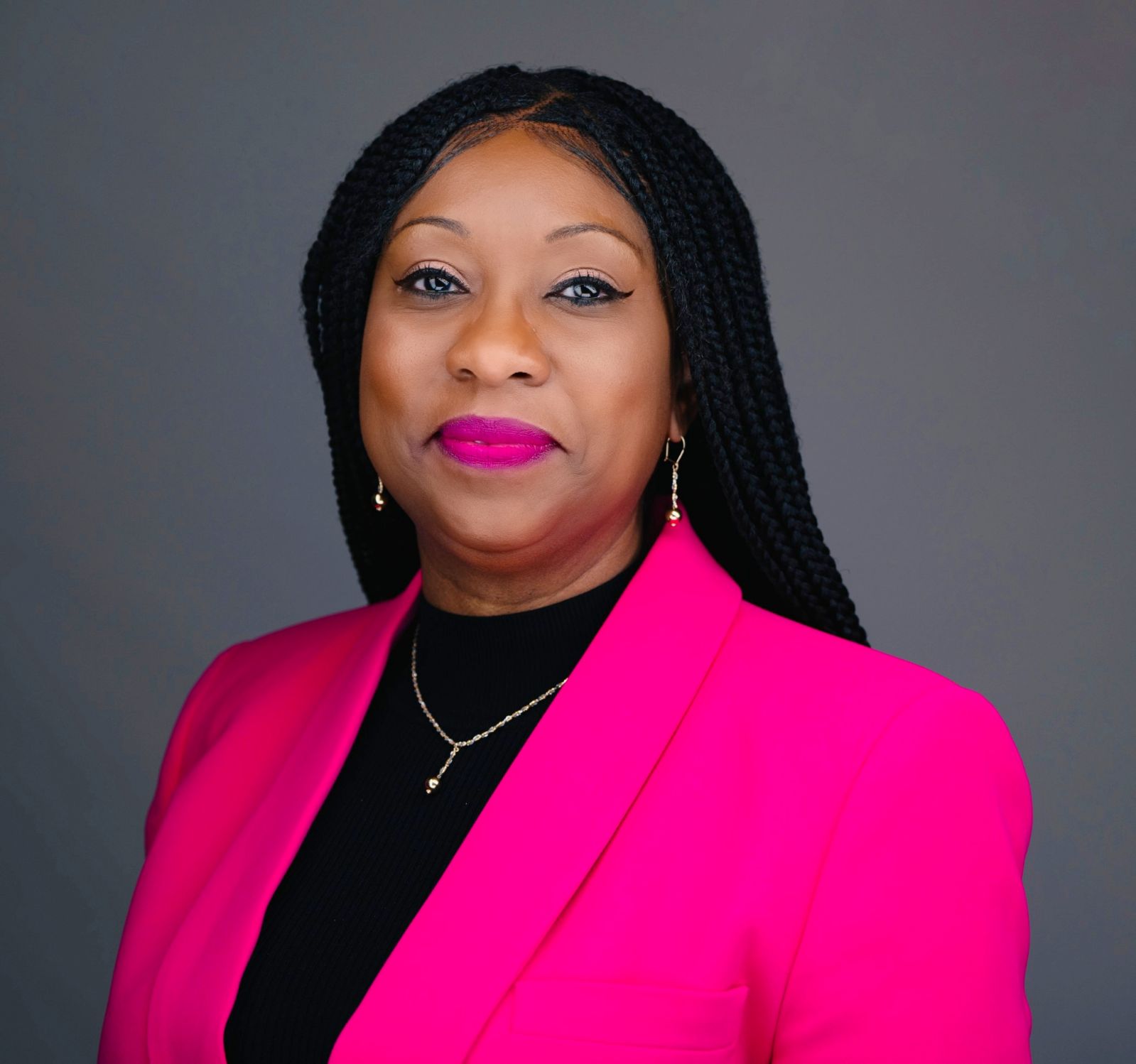 Dr. Jolander Headley Pink Blazer