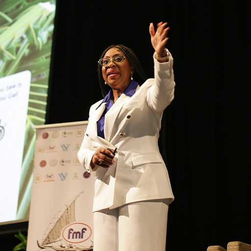 Jolander Speaking in Fiji at FMF Conference